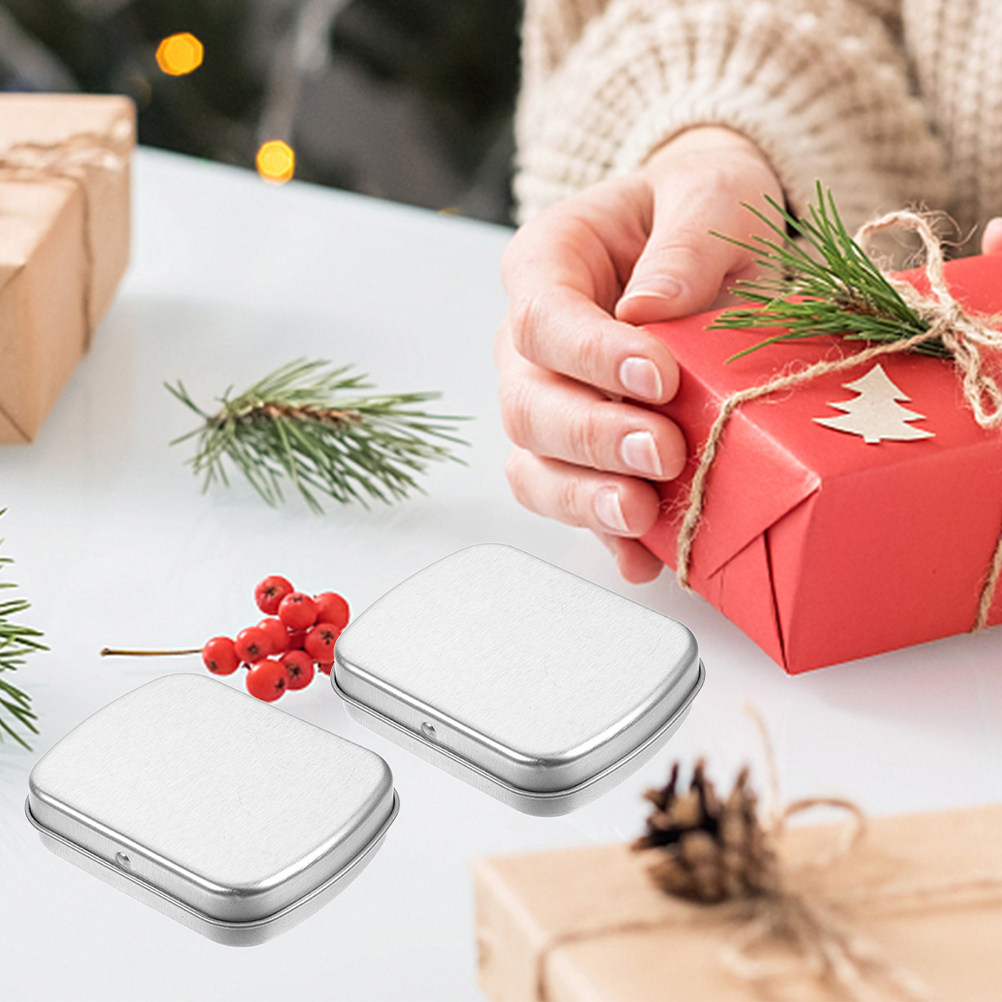 5Pcs Portable Metal Tin Box Co - đánh giá và giá Tin Container Lid
