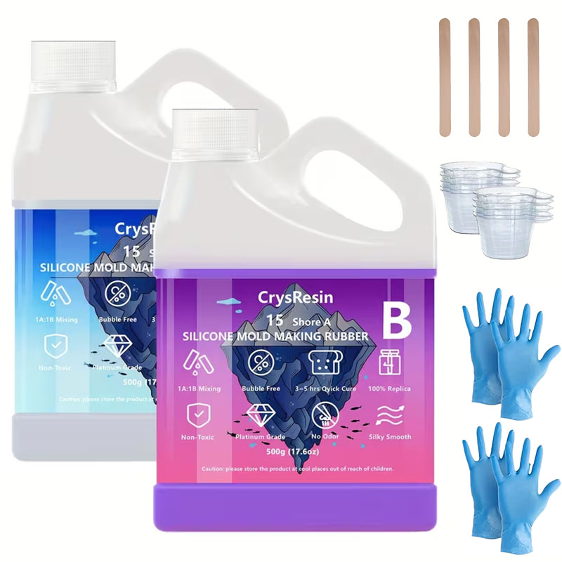500ml 2 Bottles Liquid Silicon - đánh giá và giá Candle Making Kits