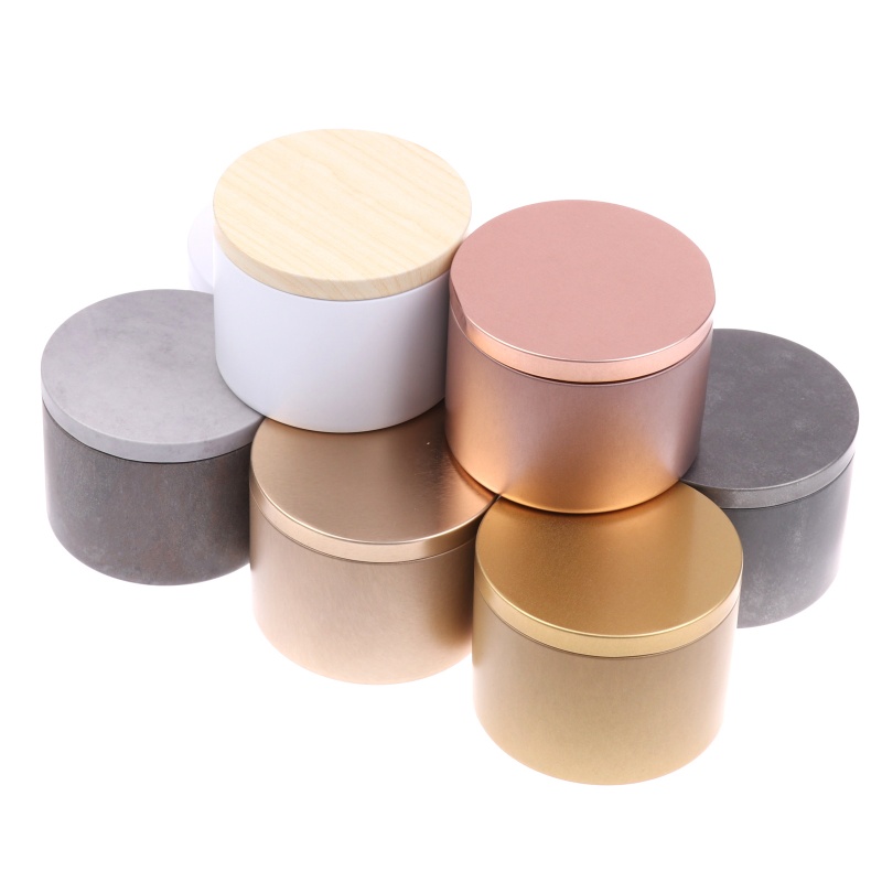 Wholesale 8oz Candle Tin Cans  - đánh giá và giá Candle Making Jars With Lids