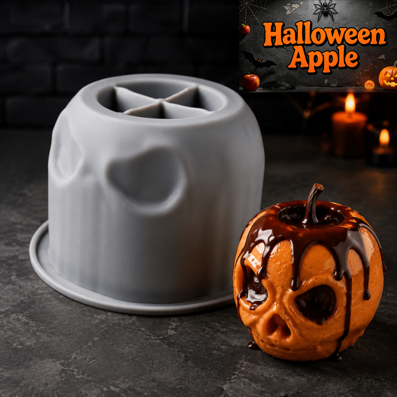 Halloween skull apple silicone - đánh giá và giá Candle Making Jug