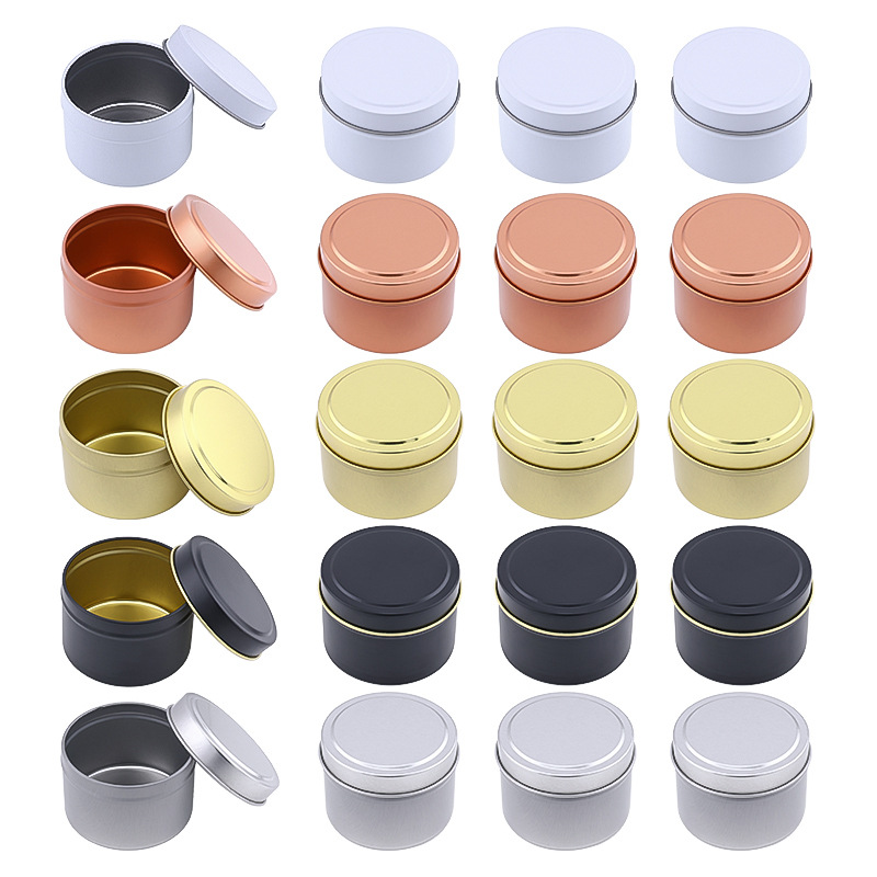 Round Aluminum Candle Tins wit - đánh giá và giá Candle Making Jars With Lids