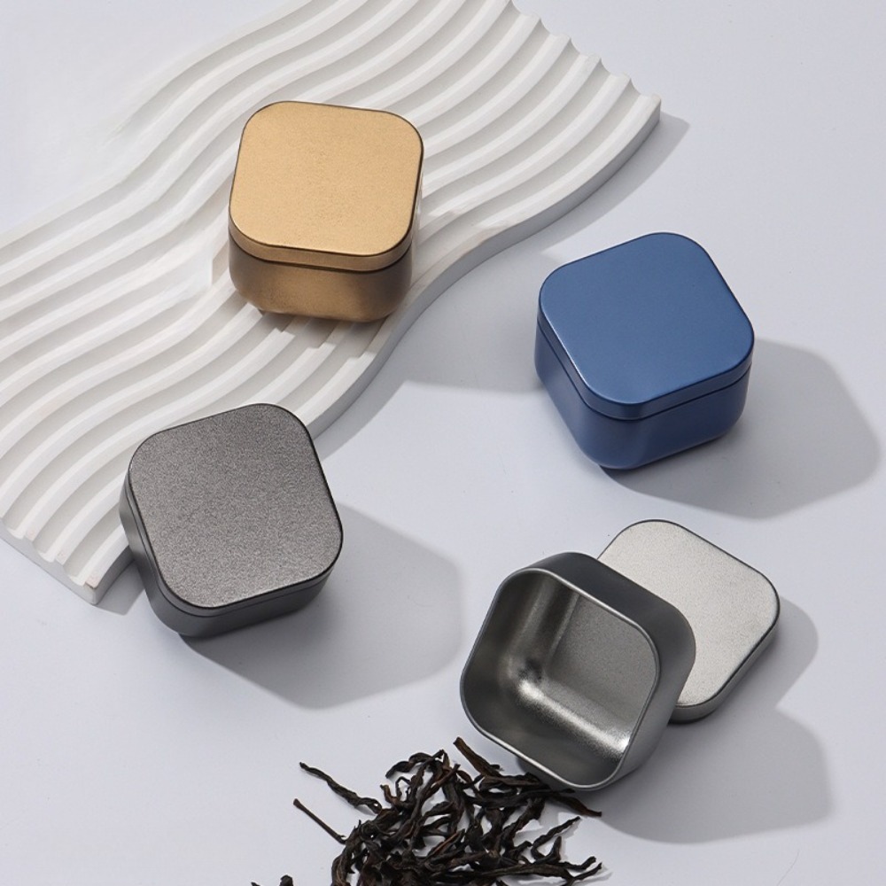 20PCS Empty Square Candle Jars - đánh giá và giá Tin Container Lid